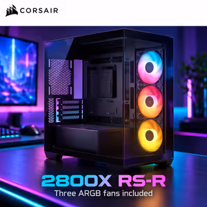 Corsair 2800X RS-R ARGB Micro-ATX Case - Black - image 2