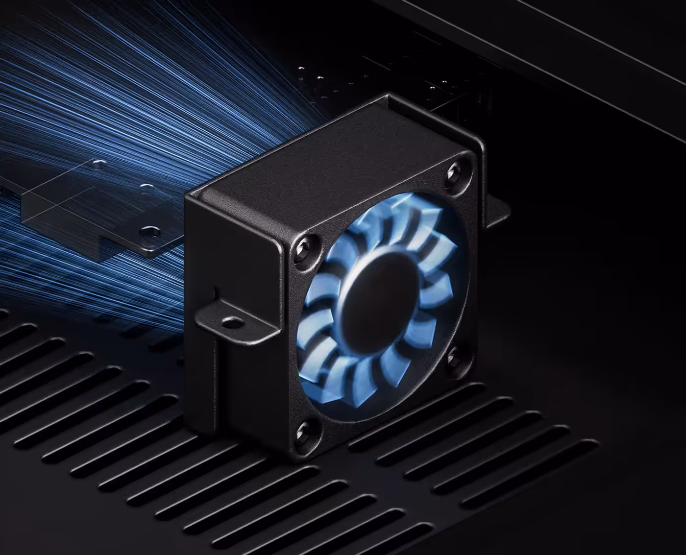 Enclosed chamber design with thermal cover and smart grille for consistent temperature control