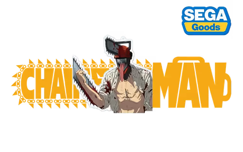 Chainsaw Man Big Clear Keychain With Stand Denji Chainsaw Man - Image 1