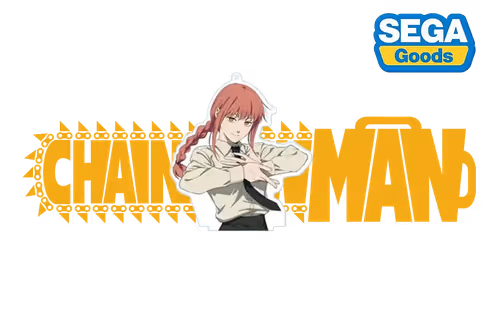 Chainsaw Man Big Clear Keychain With Stand Makima - Image 1