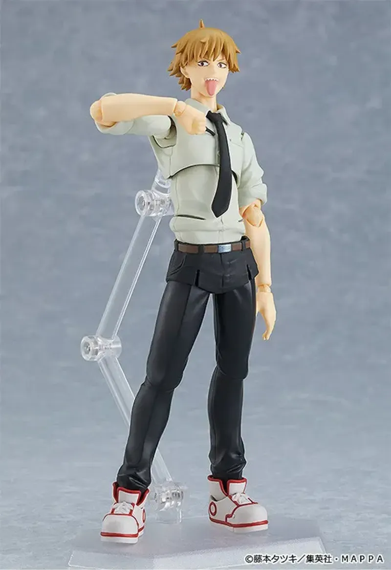 Front view showcasing the detailed design of the Denji Figma collectible figure