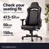noblechairs HERO ST Gaming Chair - Black Edition, Ergonomic Comfort - image 3