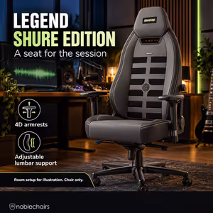 Noblechairs Legend SHURE Gaming Chair - Up to 135° - image 2
