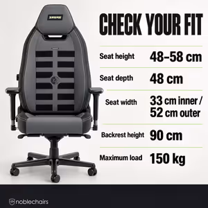 Noblechairs Legend SHURE Gaming Chair - Up to 135° - image 3