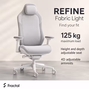 Fractal Design Refine FD-CH-RE1F-02 Fabric Light Gaming Chair - image 2