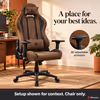 Arozzi Torretta Super Soft Fabric Gaming Chair - Ergonomic Brown - image 3