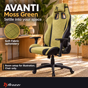 Arozzi Avanti Soft Fabric Ergonomic Office & Gaming Chair - image 2