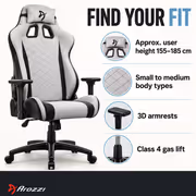 Arozzi Avanti AVANTI-SFB-LG Fabric Ergonomic Gaming Chair - image 3