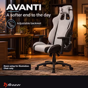 Arozzi Avanti AVANTI-SFB-LG Fabric Ergonomic Gaming Chair - image 6