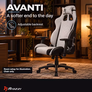 Arozzi Avanti AVANTI-SFB-LG Fabric Ergonomic Gaming Chair - image 6