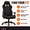 Arozzi Avanti Soft AVANTI-SFB-PBK Ergonomic Gaming Chair - image 3