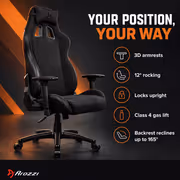 Arozzi Avanti Soft AVANTI-SFB-PBK Ergonomic Gaming Chair - image 5