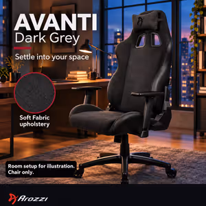 Arozzi Avanti AVANTI-SFB-DG Fabric Ergonomic Gaming Chair - image 2