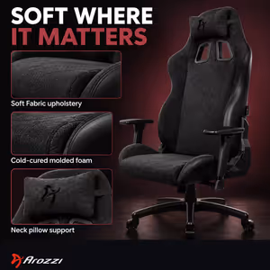 Arozzi Avanti AVANTI-SFB-DG Fabric Ergonomic Gaming Chair - image 4