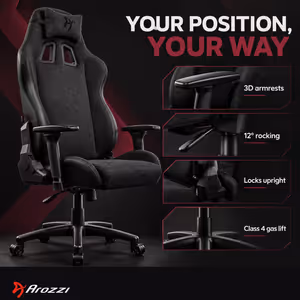 Arozzi Avanti AVANTI-SFB-DG Fabric Ergonomic Gaming Chair - image 5