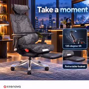Enova Bloodragon BLS Gaming Chair BLS-002A-YS Silver - 136kg Capacity - image 6