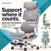 Enova Bloodragon BXZ Gaming Chair BXZ-002A - Azure, 136kg - image 5