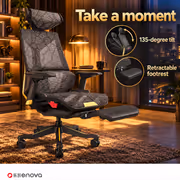 Enova Bloodragon BLS Gaming Chair Gold — 136kg Capacity - image 6