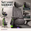 Enova Bloodragon BLS Gaming Chair Green — 136kg Capacity - image 5