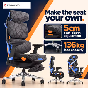 Enova Bloodragon BXZ Gaming Chair — 136kg Capacity, Purple - image 2