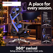 Enova Bloodragon BXZ Gaming Chair — 136kg Capacity, Purple - image 3