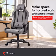 Arozzi Torretta Super Soft Fabric Gaming Chair - Ergonomic, Fluid-Repellent - image 3