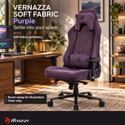 Arozzi Vernazza Soft Fabric Gaming & Office Chair Purple - image 2