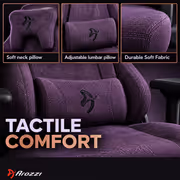 Arozzi Vernazza Soft Fabric Gaming & Office Chair Purple - image 4