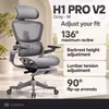 Hinomi H1 Pro V2 Office Chair - Gray, Foldable Comfort - image 2