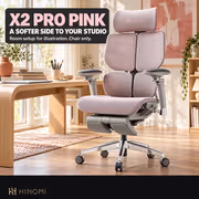 Hinomi X2 Pro Ergonomic Office Chair Pink - image 3