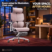 Hinomi X2 Pro Ergonomic Office Chair Pink - image 5