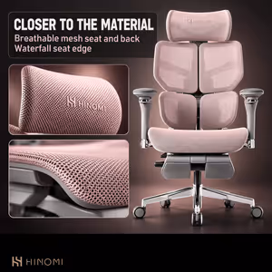 Hinomi X2 Pro Ergonomic Office Chair Pink - image 6