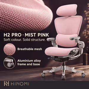 Hinomi H2 Pro H2PRO-PNK Ergonomic Home Office Chair - image 6