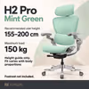 Hinomi H2 Pro MInt Green Ergonomic Office Chair — Lumbar, 6D Arms - image 2