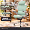 Hinomi H2 Pro MInt Green Ergonomic Office Chair — Lumbar, 6D Arms - image 3