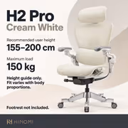 Hinomi H2 Pro Ergonomic Office Chair — Lumbar, 6D Arms - image 2