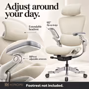 Hinomi H2 Pro Ergonomic Office Chair — Lumbar, 6D Arms - image 5