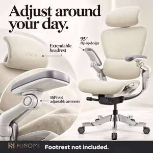 Hinomi H2 Pro Ergonomic Office Chair — Lumbar, 6D Arms - image 5