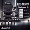 AutoFull G5 Gaming Chair Silver with 3D Lumbar Support - image 2