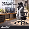 AutoFull G5 Gaming Chair Silver with 3D Lumbar Support - image 3