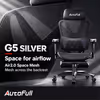 AutoFull G5 Gaming Chair Silver with 3D Lumbar Support - image 5