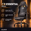 AutoFull C3 Essential Gaming Chair in Black - AF050DSH - image 2