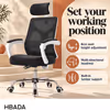 HBADA P Series Ergonomic Office Chair - HDNY164WM - image 3