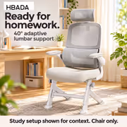 HBADA P1 Pro Teen Chair with 40° Lumbar Support - image 3