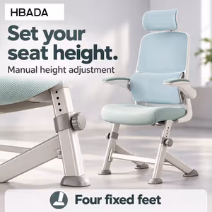 HBADA P1 Pro Teenager Chair - Blue Lumbar Support - image 5