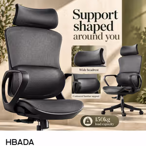 HBADA P1 Air Ergonomic Office Chair, Black - image 4