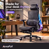 AutoFull G5 Purple Gaming Chair - 3D Lumbar Support - image 3