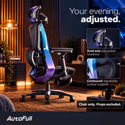 AutoFull G5 Purple Gaming Chair - 3D Lumbar Support - image 4