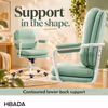 HBADA R1 Leather Office Chair Light Green | Lumbar Support - image 5