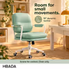 HBADA R1 Leather Office Chair Light Green | Lumbar Support - image 6